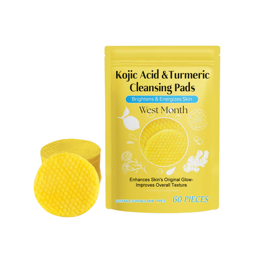 Fifuroes Turmeric Acid Cleaning Pad Brightening Cleaning Gentle Moisturizing Nourishing Care Cleansing Pad