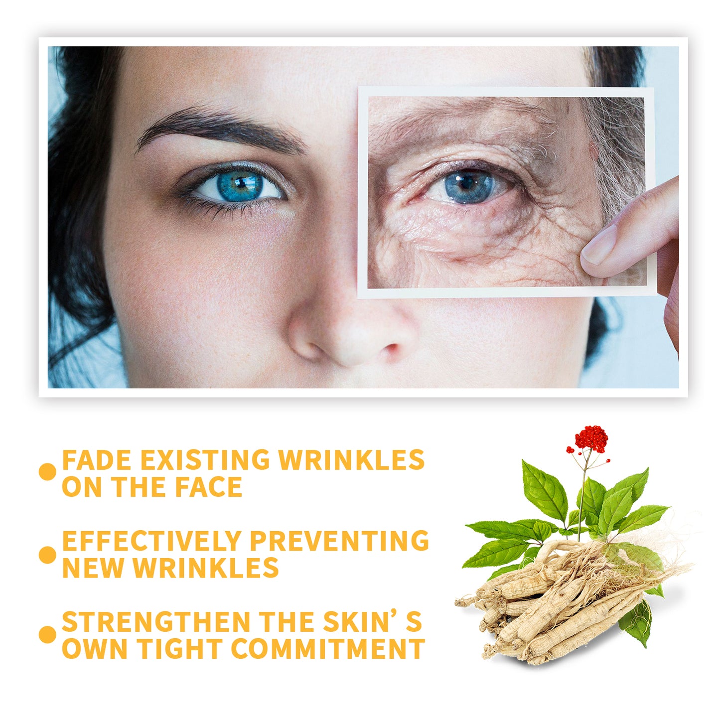 Fifuroes Ginseng Face Essence Moisturizes And Hydrates Soft, Hydrating And Easy To Absorb Refreshing Face Moisturizing Essence