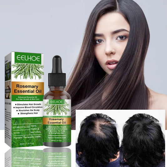 Fifuroes Rosemary Hair Essential Oil Gentle Scalp Care Soft Shine Natural Fluffy Hair Essential Oil