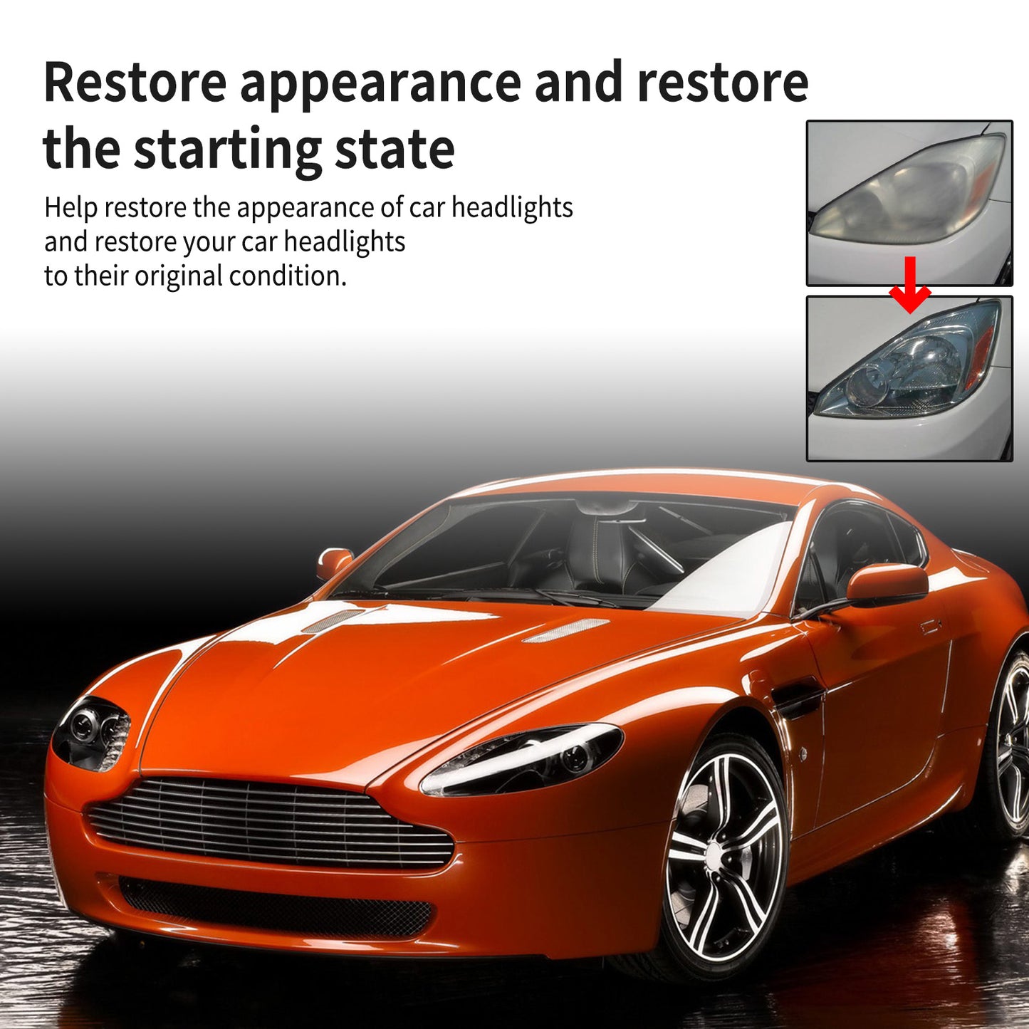 Fifuroes Headlight Polishing Paste Automotive Headlight Care Scratch Cleaning Refurbished Polishing Paste