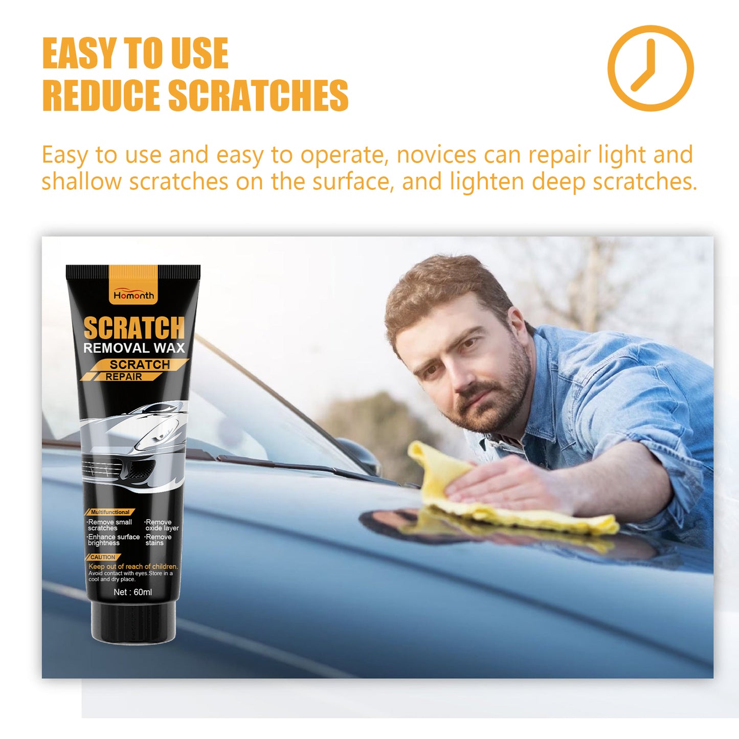 Fifuroes Car Scratch Repair Cream Car Paint Fine Marks Polishing Coating Scratch And Scratch Reconditioning Repair Care Cream
