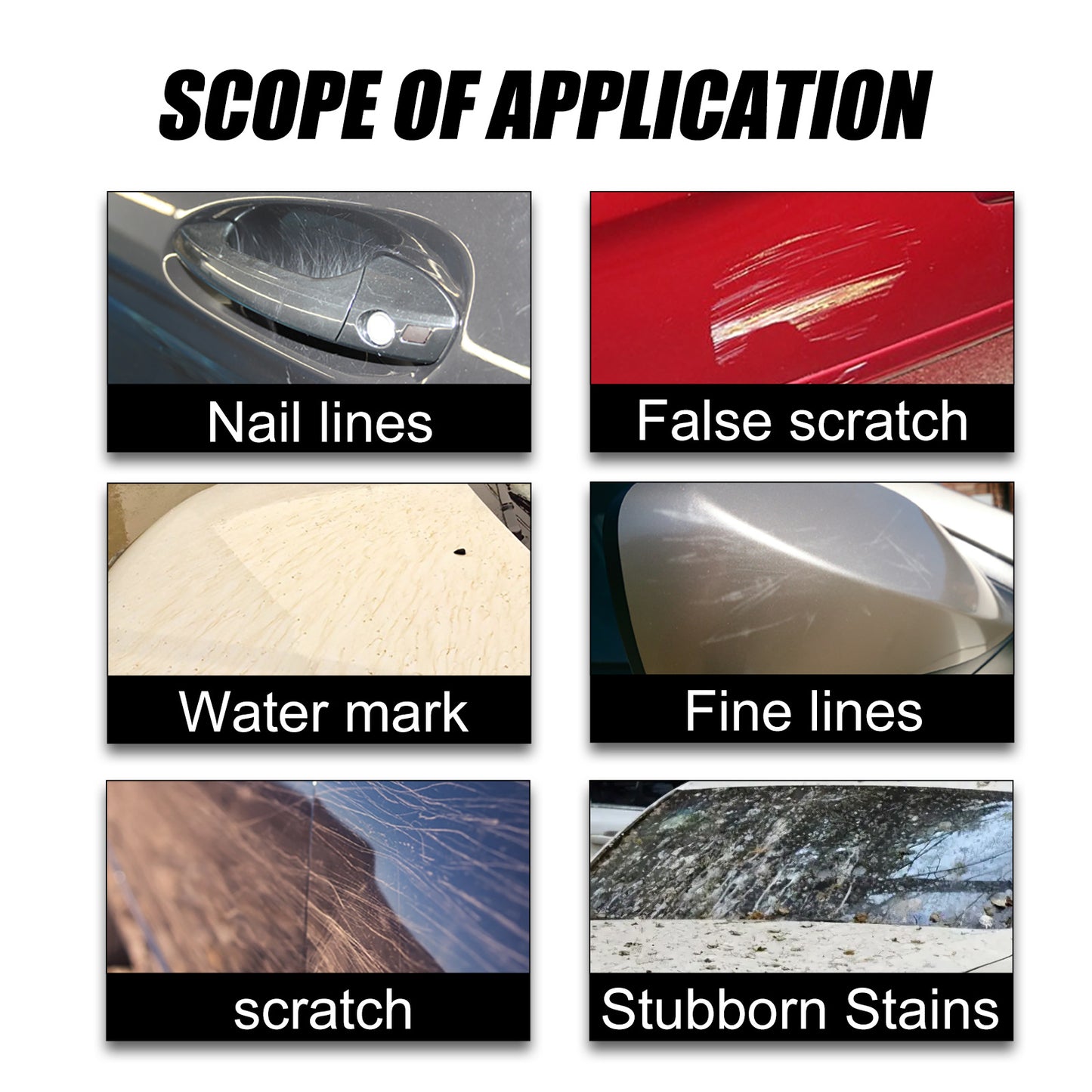 Fifuroes Car Scratch Remover Cloth, Nano Flash Cloth Car Scratches Water Stain Cleaning Scratches Care And Maintenance