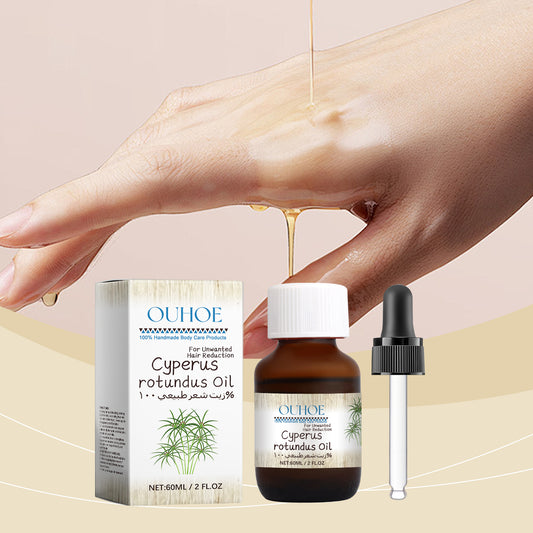 Fifuroes Perfumed Hair Removal Oil, Plant Essential Oil Gentle Care Smooth Body Skin Hair Removal Oil