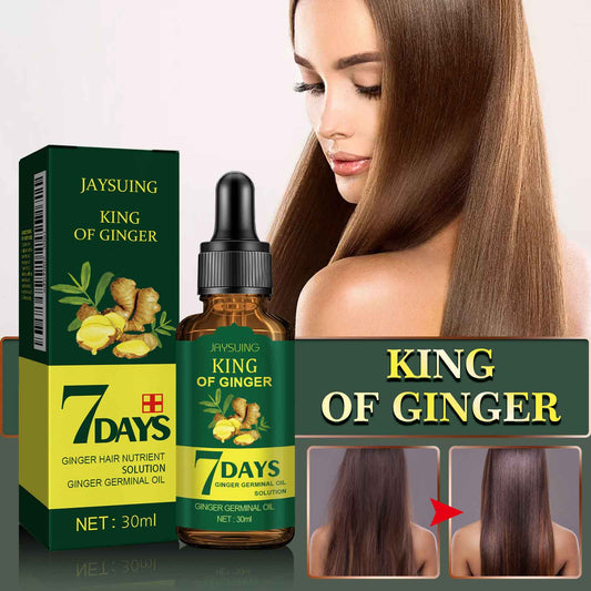 Fifuroes Ginger Hair Care Essential Oil Refreshing And Nourishing Scalp Follicles And Strengthening Hair Nutrition Solution