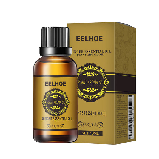 Fifuroes Ginger Essential Oil Tightens Skin, Highlights Body, Gently Moisturizes And Nourishes Daily Body Massage Essential Oil