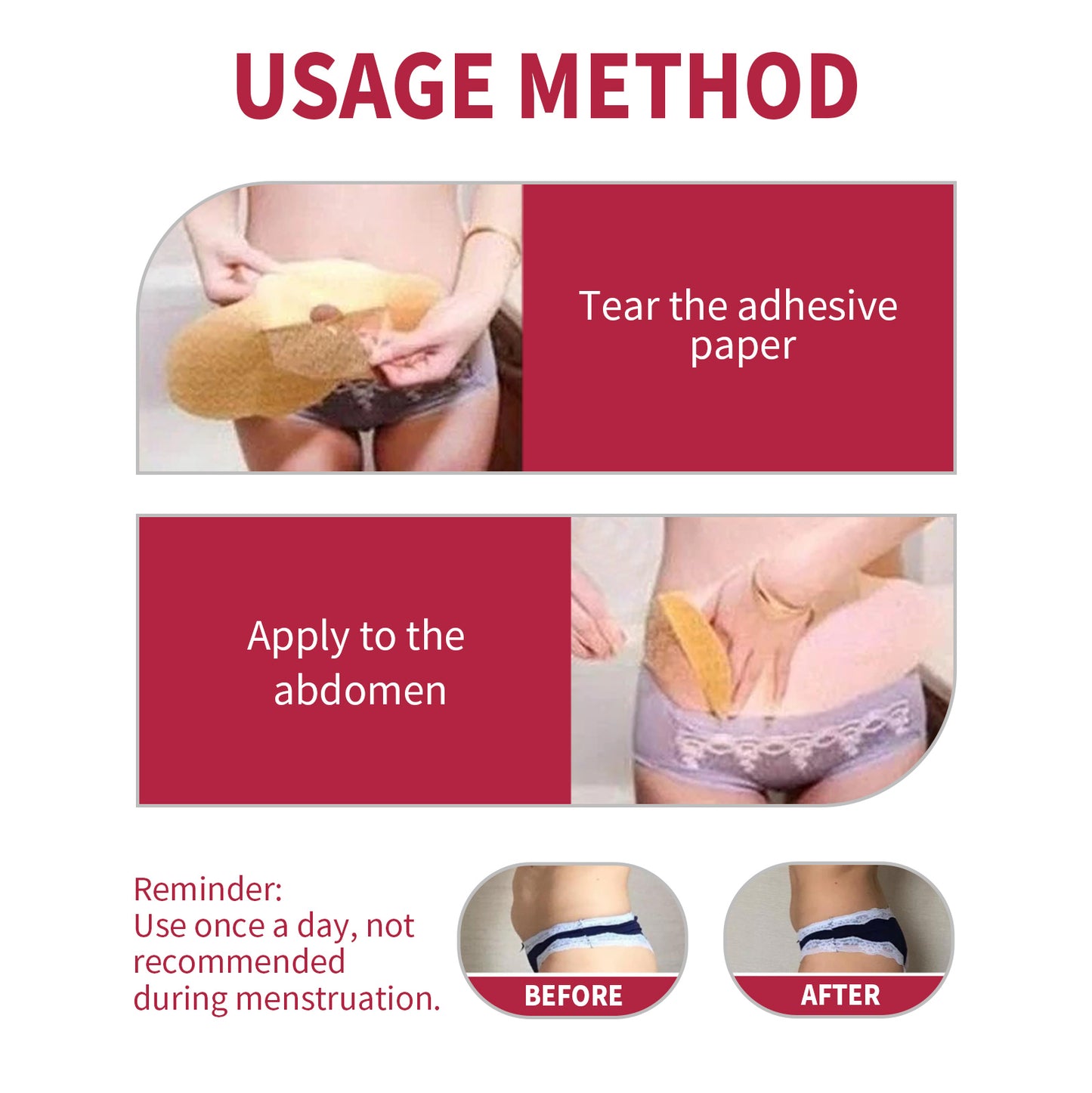 Fifuroes Belly Firming Tape Tummy Tuck Slimming Laxative Body Shaping Flab For Lazy Body Shaping Care Belly Button Tape