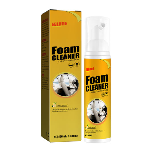 Fifuroes Foam Cleaner, Leather Seat Supplies Decontamination Multi-Functional Interior Cleaner