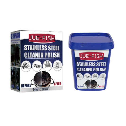 Fifuroes Stainless Steel Cleaning Cream, Kitchen Decontaminant Pot Rust, Pot Bottom, Stove Top Black Scale Cleaning Cream