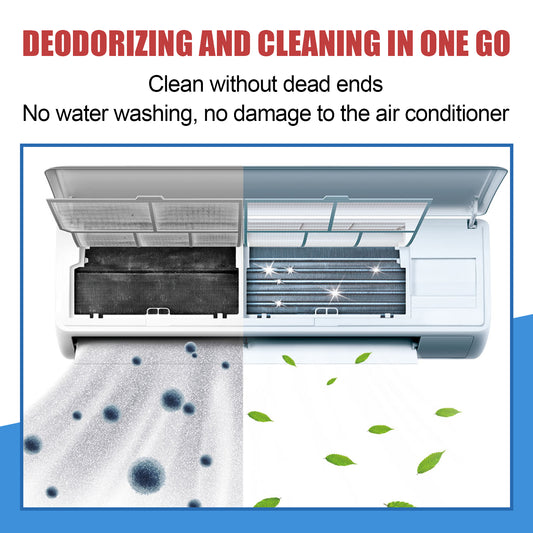Fifuroes Air Conditioner Cleaner, Household Air Conditioner Hang-Up, Non-Dismantling, Odorless Descaling, Foam Air Conditioner Cleaning