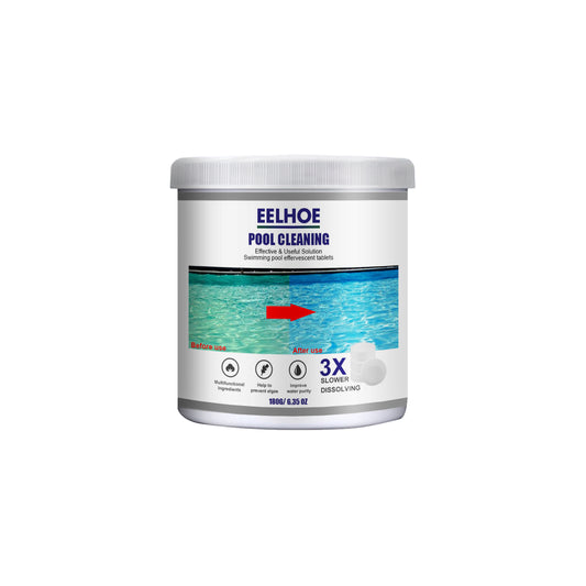 Fifuroes Multifunctional Pool Tub Effervescent Tablets, Water Quality Cleaning Tablets Pool Cleaning Effervescent Tablets