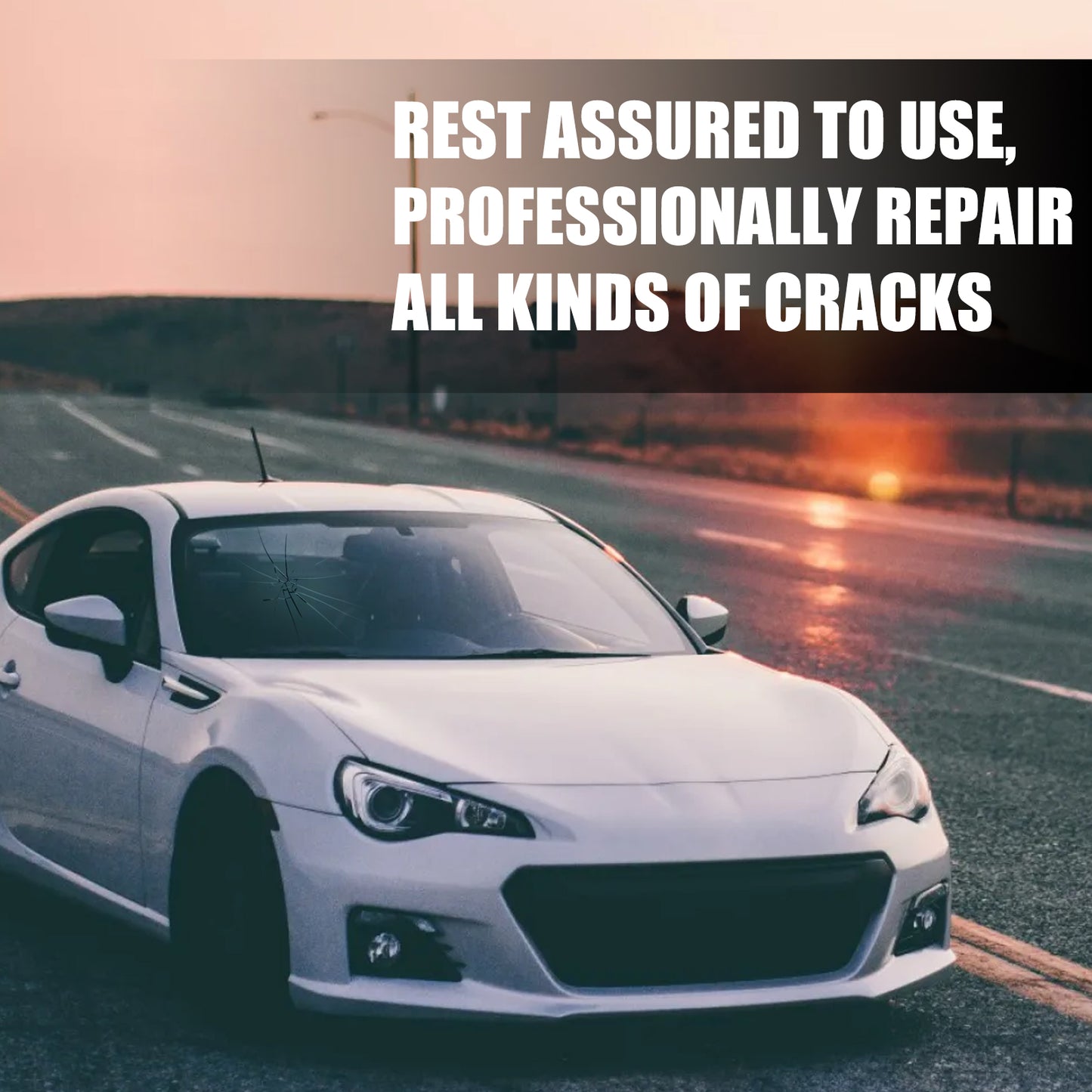 Fifuroes Automotive Windshield Crack Repair Fluid Windshield Bonding Fluid Crack Crack Repair Agent
