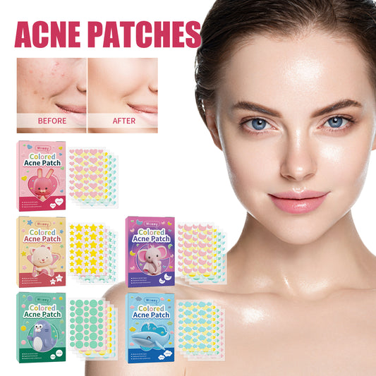 Wiieey Acne Patch Series Fade Acne Mark Spot Cleaning Closed Multi-Style Graphic Acne Patch