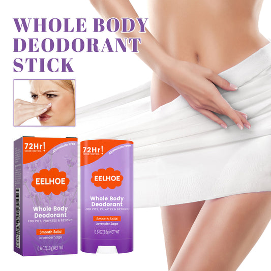 Fifuroes Whole Body Deodorant, Keep Fragrance Fresh Fade Cover Body Odor Deodorant Stick