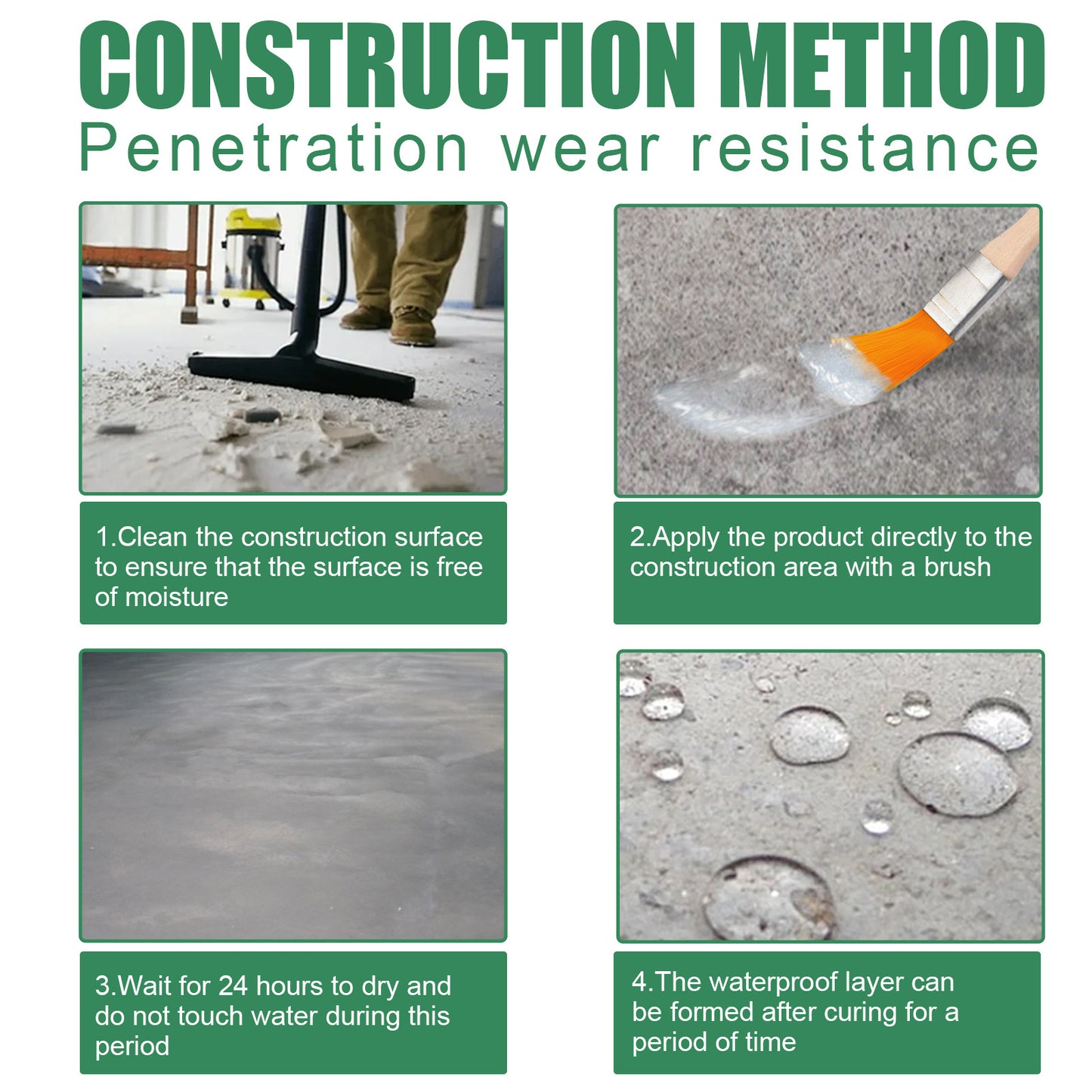 Fifuroes Floor Leak Waterproof Adhesive, Exterior Wall Bathroom Toilet Waterproofing Agent Brick Wall Permeable Paint