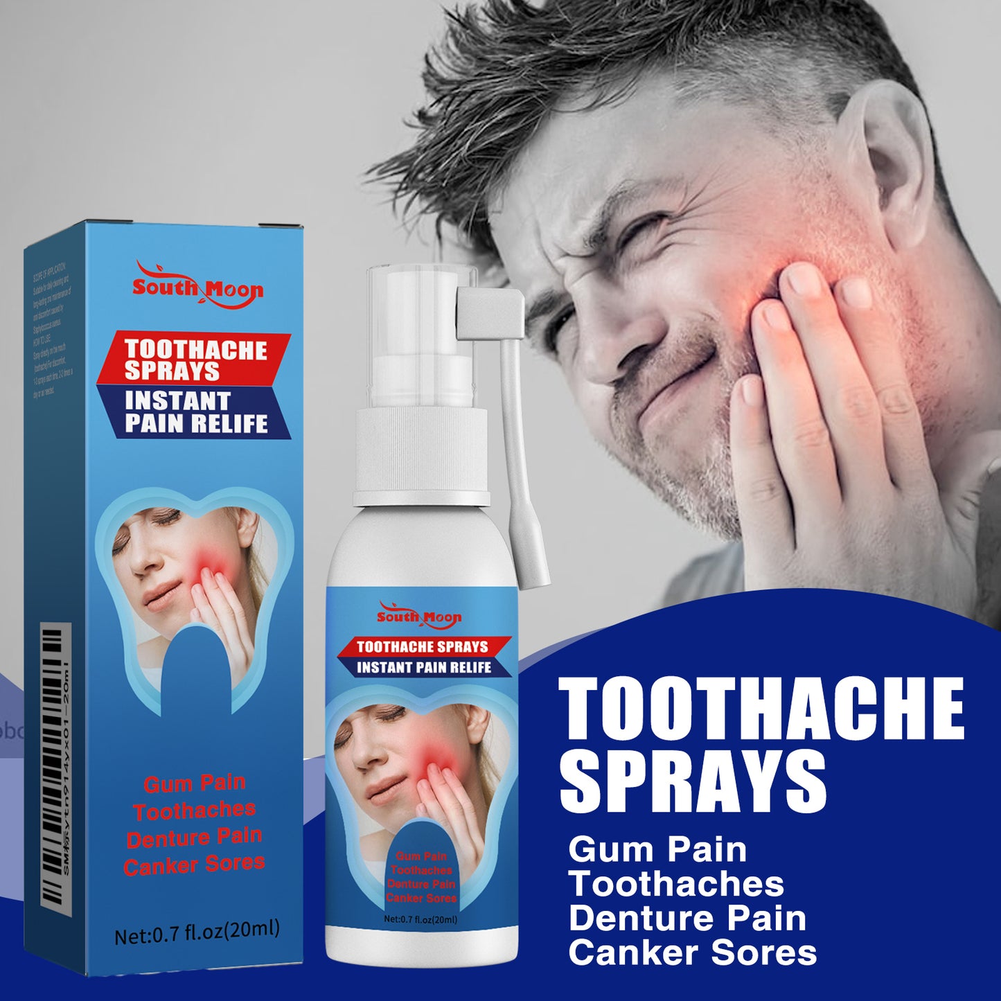 Fifuroes Oral Care Spray Pamper Teeth Soothe Teeth Discomfort Gentle Care Oral Spray