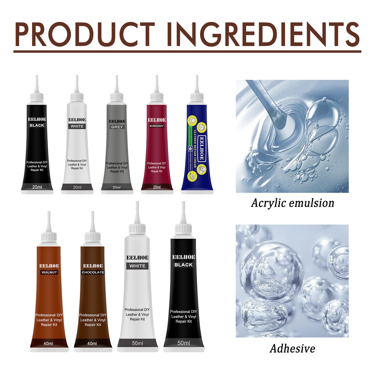 Fifuroes Automotive Leather Supplement, Leather Bag Leather Shoes Leather Refurbished Sofa Leather Supplement
