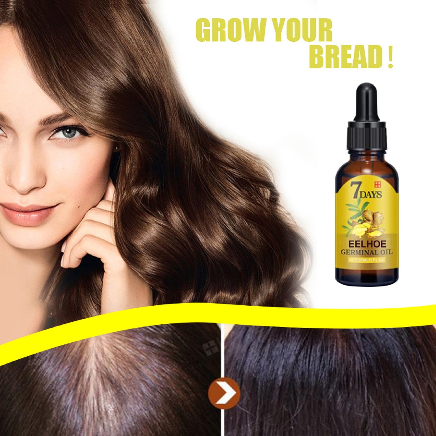 Fifuroes Ginger Hair Care Solution For Hair Nourishing And Moisturizing Hair Care For Hair Stabilizing And Preventing Hair Loss