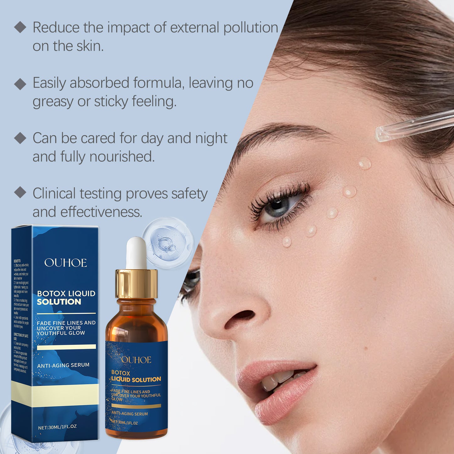 Fifuroes Facial Moisturizing Essence Soft Skin Brightening Facial Skin Moisturizing And Firming Skin Care Essence
