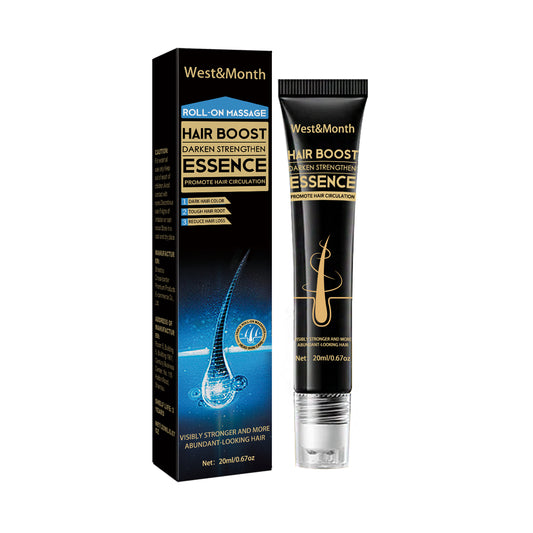 Fifuroes Hair Boost Darken Strengthen Essence, Scalp Massage Moisturizing Hair Roots Thick Smooth Hair Care Ball