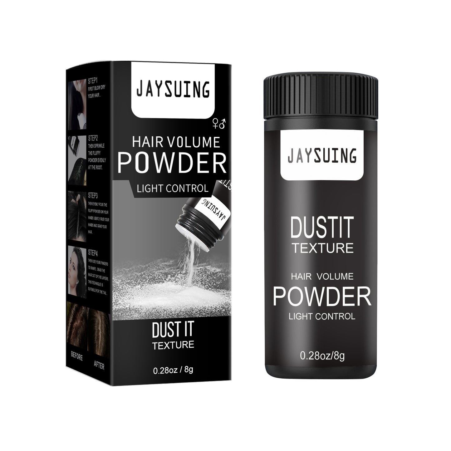 Fifuroes Hair Puff Powder Men's And Women's Hair Styling Care Leave-In Fluffy Refreshing Gentle Puff Powder