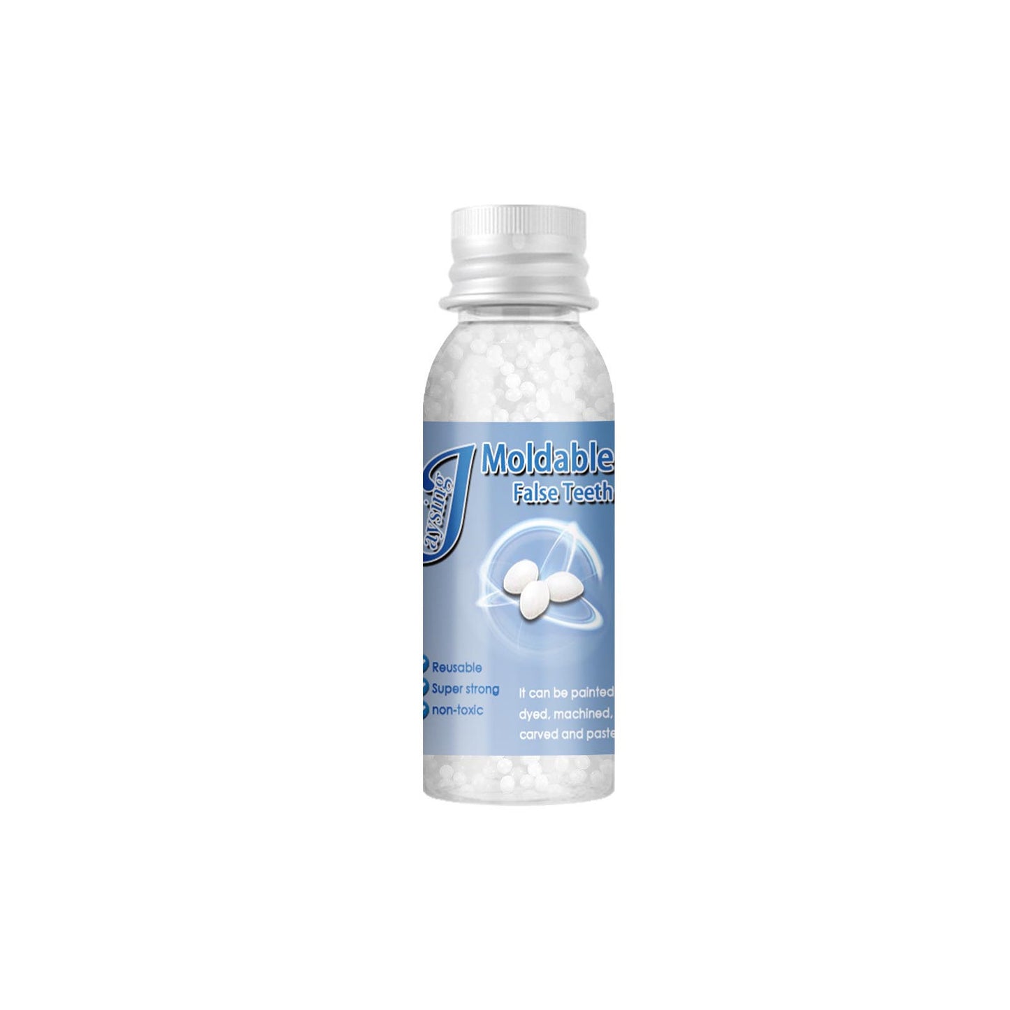 Fifuroes Moldable False Teeth, Film And Television Makeup Dentures Modified Dentures False Dentures Broken Teeth Temporary Dentures