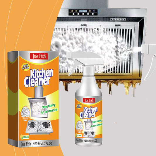 Fifuroes Kitchen Foam Cleaner, Household Kitchen Hood Heavy Oil Foam Cleaner Oil Clean