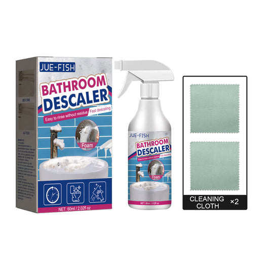 Fifuroes  Bathroom Cleaner, Shower Room Glass Scale Cleaner Stainless Steel Wash Basin Bathtub Decontamination