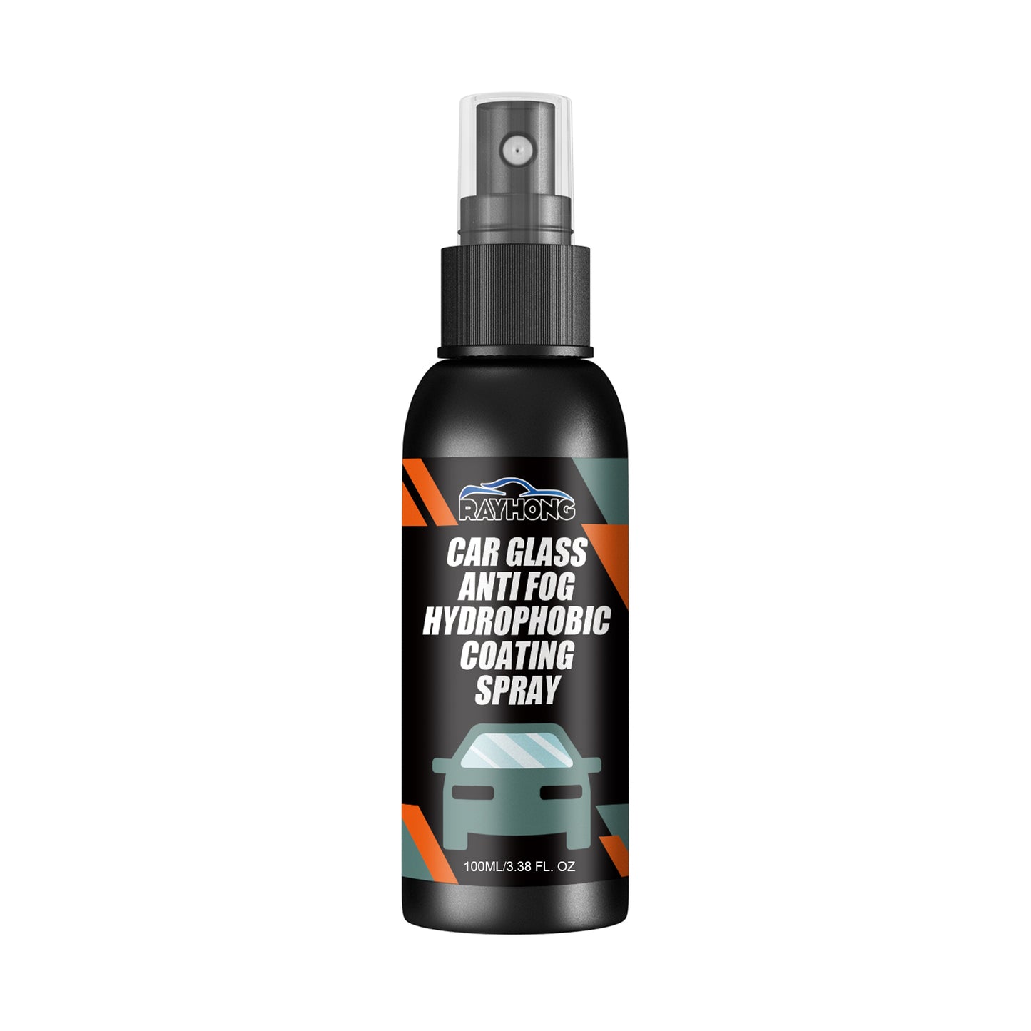 Fifuroes Car Glass-Anti Fog Hydrophobic Coating Spray, Rearview Mirror Windshield Cleaner Stains Hydrophobic Water Spray Antifogging Agent
