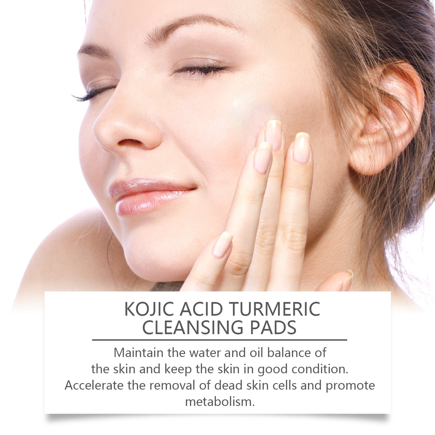 Fifuroes Turmeric Acid Cleansing Pad Gently Cleanses Skin, Lightened Acne Face, Brightened Pores