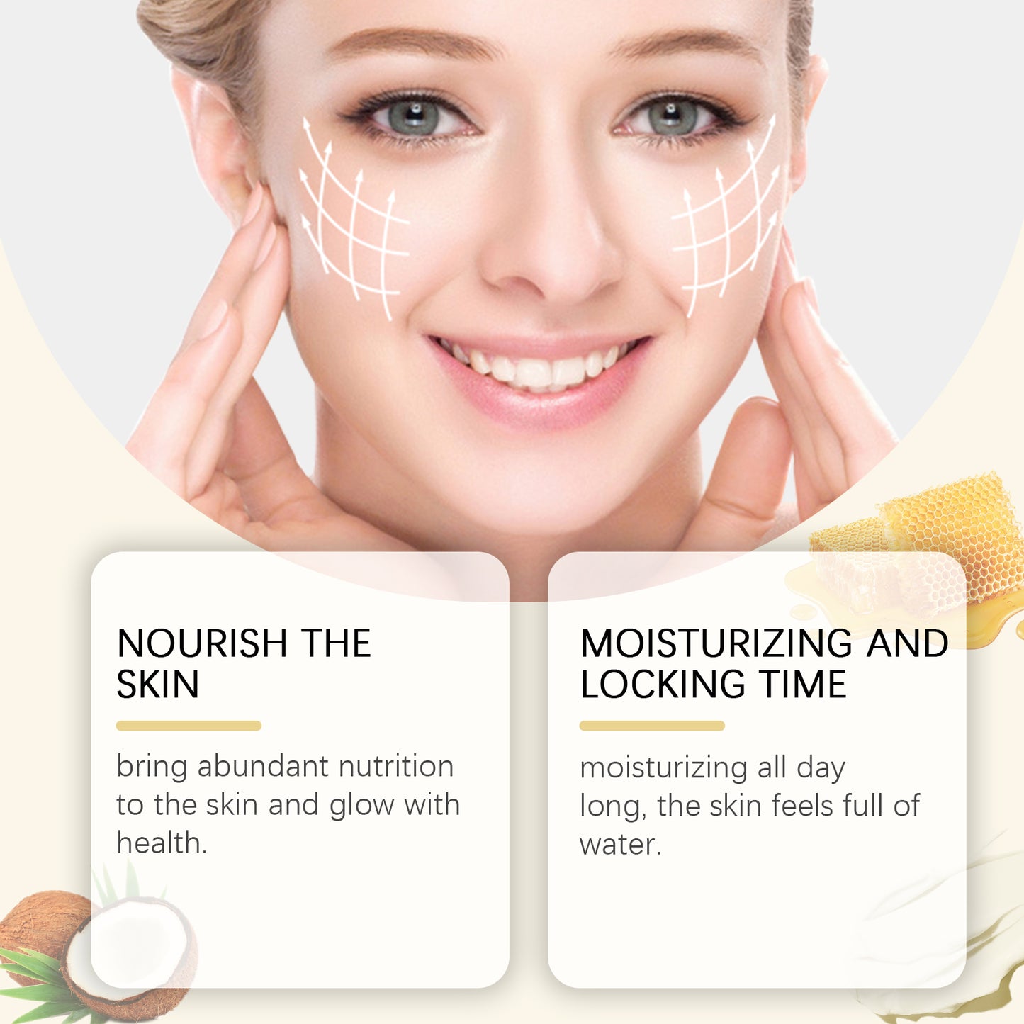 Fifuroes Tallow Honey Moisturizer For Deep Body Moisturizing, Hydrating And Maintaining Skin Elasticity