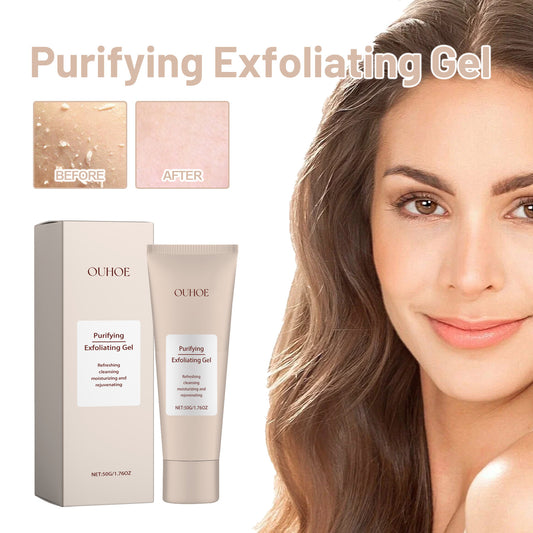 Fifuroes Purifying Exfoliating Gel, Skin Mildly Tender Skin Cutin Clean Pores Blackhead Gel